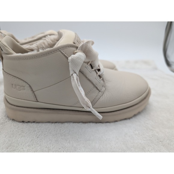 UGG Neumel Heritage Cream Sea Salt Leather Men\'s 10 Chukka Boots 1144012 main image 4